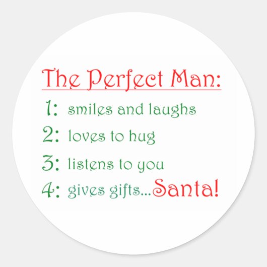 The Perfect Man – ステッカー (正面)
