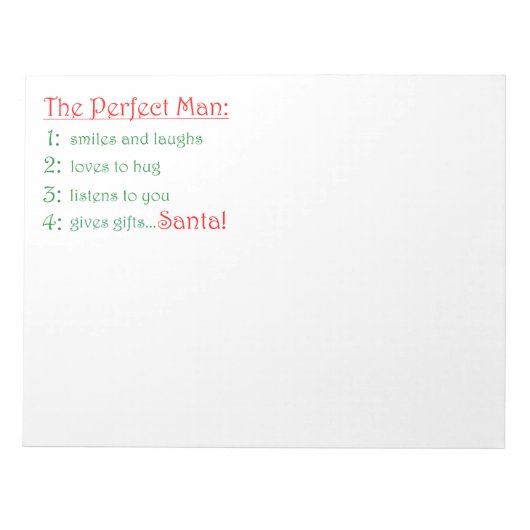 The Perfect Man-notepad ノートパッド (正面)