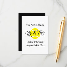 The Perfect Match Tennisのテーマ結婚