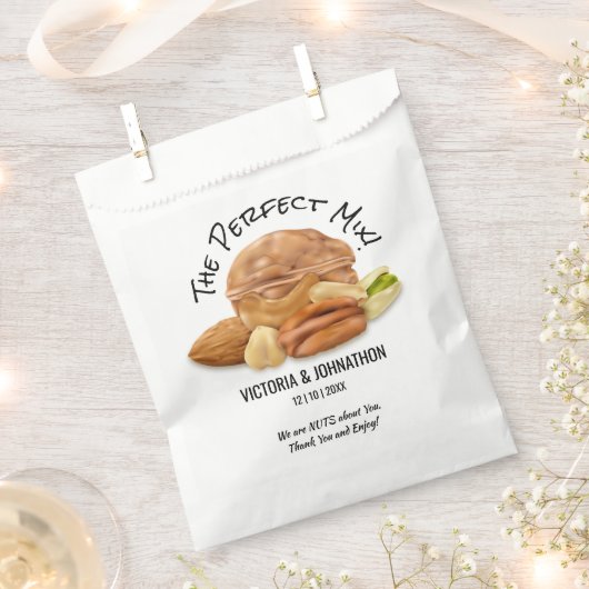 The Perfect Mix Nutsありがとう |の結婚処理 フェイバーバッグ (クリップ留めされた状態)