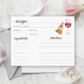 the perfect pair bridal shower - recipe