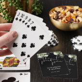 The Perfect Pair Floral Greenery Wedding Favor トランプ (インサイチュ)