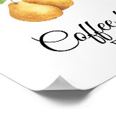 The perfect pear Bridal shower Coffee bar ポスター (角)