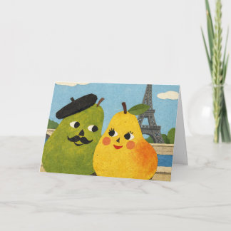 The Perfect Pear Greeting Card.  カード