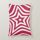 The perfect red and white star personalize design アクセントクッション (正面(垂直))