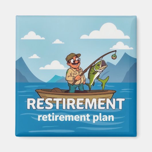  The Perfect Retirement Plan マグネット (正面)