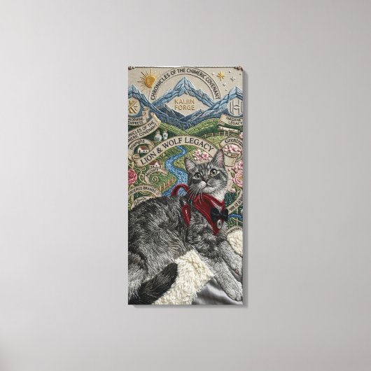 The Persian Cat キャンバスプリント (正面)