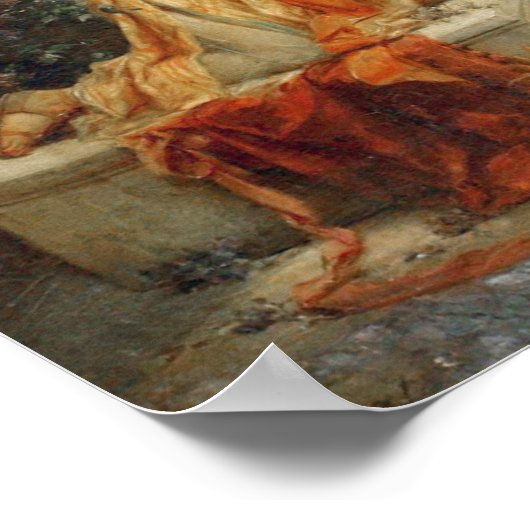 The Pet Bird by Hans Zatzka – ポスター (角)