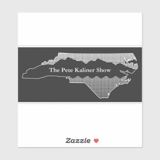 The Pete Kaliner Show州ロゴのシール – 黒 シール (シート)