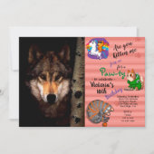 The Phantom Wolf 招待状 (正面)