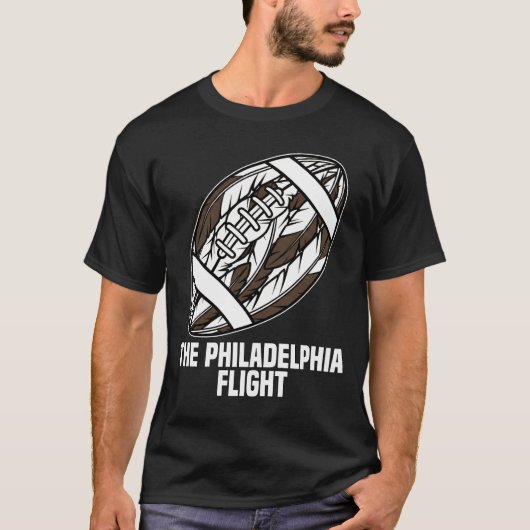 THE PHILADELPHIA FLIGHT - PHILADELPHIA FOOTBALL Tシャツ (正面)