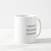 The Philippians 4:13 Mug コーヒーマグカップ (正面右)