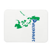 The Philippines - a Stylised map マグネット (横)