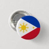 The Philippines Flag 缶バッジ (正面&裏面)