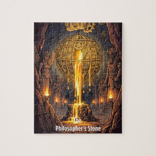 The Philosopher's Stone Alchemical Sphere Graphic ジグソーパズル (縦)