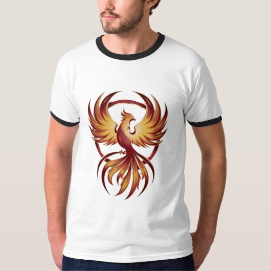 The Phoenix ：神話に登場する生き物Tシャツ Tシャツ (正面)