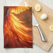 The Phoenix Reborn キッチンタオル (四つ折り)