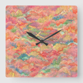 The Phoenix's Flight スクエア壁時計