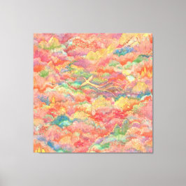 The Phoenix's Flight to Paradise キャンバスプリント