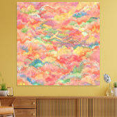 The Phoenix's Flight to Paradise キャンバスプリント (インサイチュ (リビング))