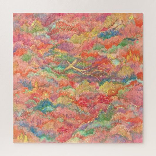 The Phoenix's Flight to Paradise ジグソーパズル (縦)