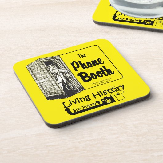 The Phone Booth Bar Coaster コースター (左側)