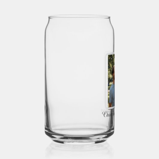 The Photo Message For Him Personalized dad's day ガラス缶 (右)