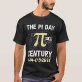 The Pi Day of the Century - Epic MathおたくMoment Tシャツ (正面)