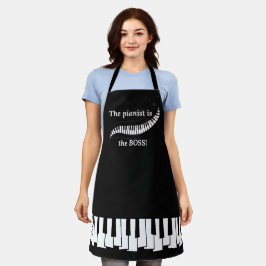 The pianist is the BOSS Apron エプロン