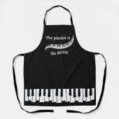 The pianist is the BOSS Apron エプロン (正面)