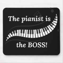 The pianist is the BOSS mousepad マウスパッド