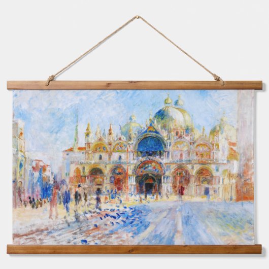 The Piazza San Marco, Renoir 吊り下げ型タペストリー (正面)