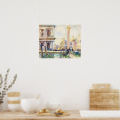 The Piazzetta (1911年頃) by John Singer Sargent ポスター (キッチン)