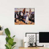 The Pier Head by Stanhope Forbes ポスター (ホームオフィス)