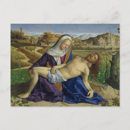 The Pieta, c.1505 (パネル上の油) （ポスト1996 restor） ポストカード (正面)