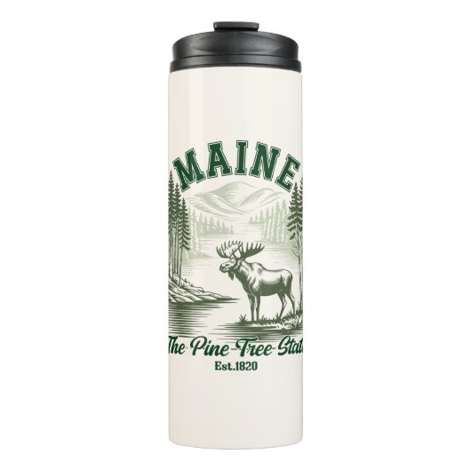 The Pine Tree State Mountain Forest View タンブラー (正面)