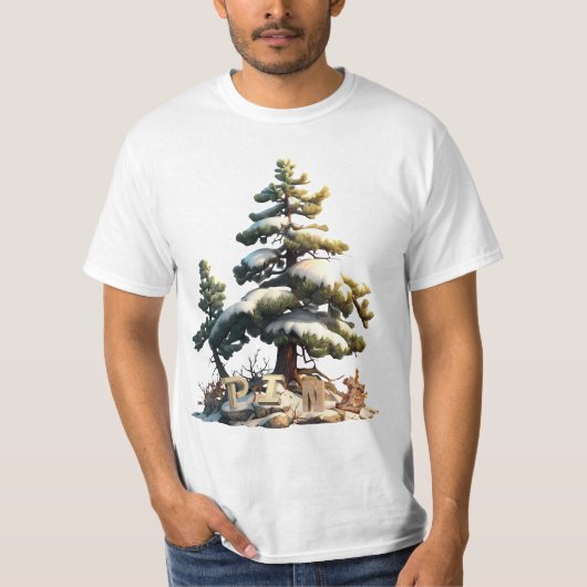 The pine tree T-Shirt Tシャツ (正面)