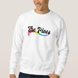 The Pines Fire Island NY rainbow logo LGBTQプライド スウェットシャツ