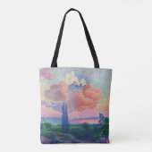 The Pink Cloud絵画's by Henri-Edmond Cross トートバッグ (裏面)