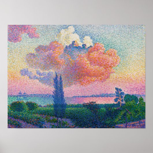 The Pink Cloud絵画's by Henri-Edmond Cross ポスター (正面)