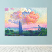 The Pink Cloud (1896) by Henri-Edmond Cross キャンバスプリント (インサイチュ (ウッドフロア))