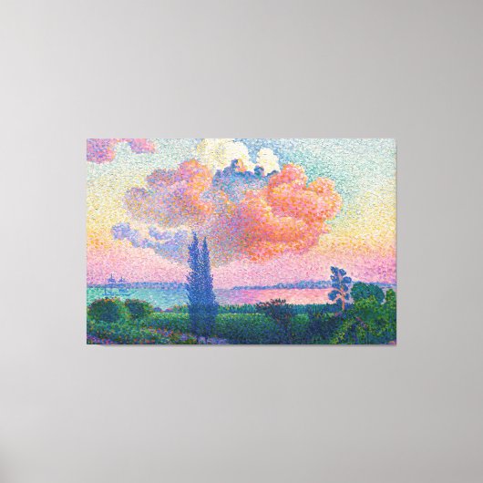 The Pink Cloud (1896) by Henri-Edmond Cross キャンバスプリント (正面)