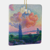 The Pink Cloud, painting by Henri-Edmond Cross セラミックオーナメント (右)