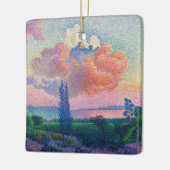 The Pink Cloud, painting by Henri-Edmond Cross セラミックオーナメント (左)