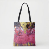 The Pink Dancers, Before the Ballet by Edgar Degas トートバッグ (正面)
