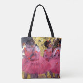 The Pink Dancers, Before the Ballet by Edgar Degas トートバッグ (裏面)