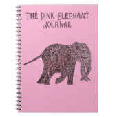 The Pink Elephant Journal/Notebook ノートブック (正面)