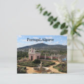  The pink Estoi palace,portugal,algarve Postkarte ポストカード (スタンド正面)