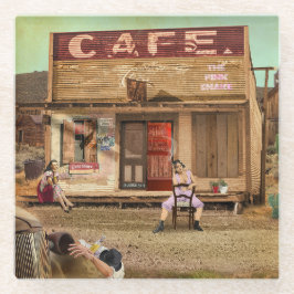 The Pink Snake ガラスコースター