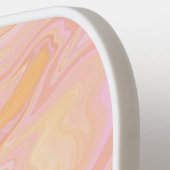 The Pink Tangerine Retro Pickleball Paddle ピックルボールラケット (左詳細)